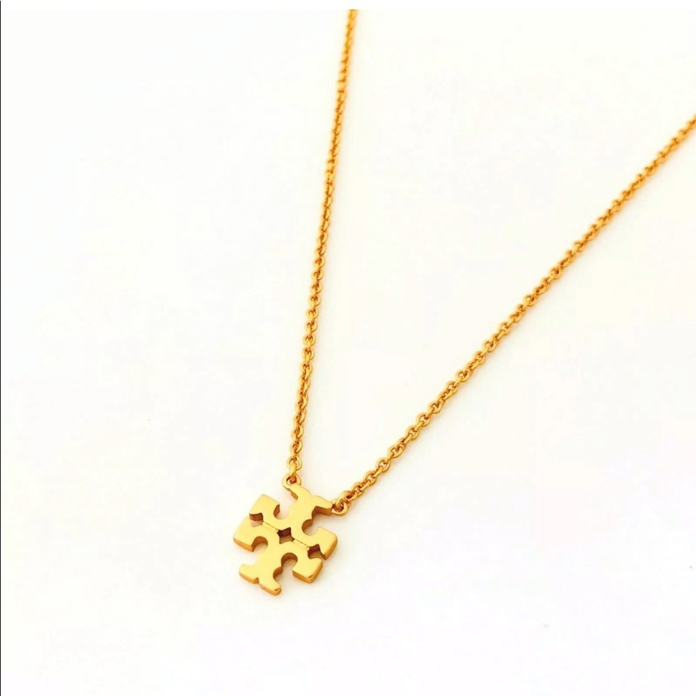 Tory Burch Logo Charm Necklace - Picture 3 of 8